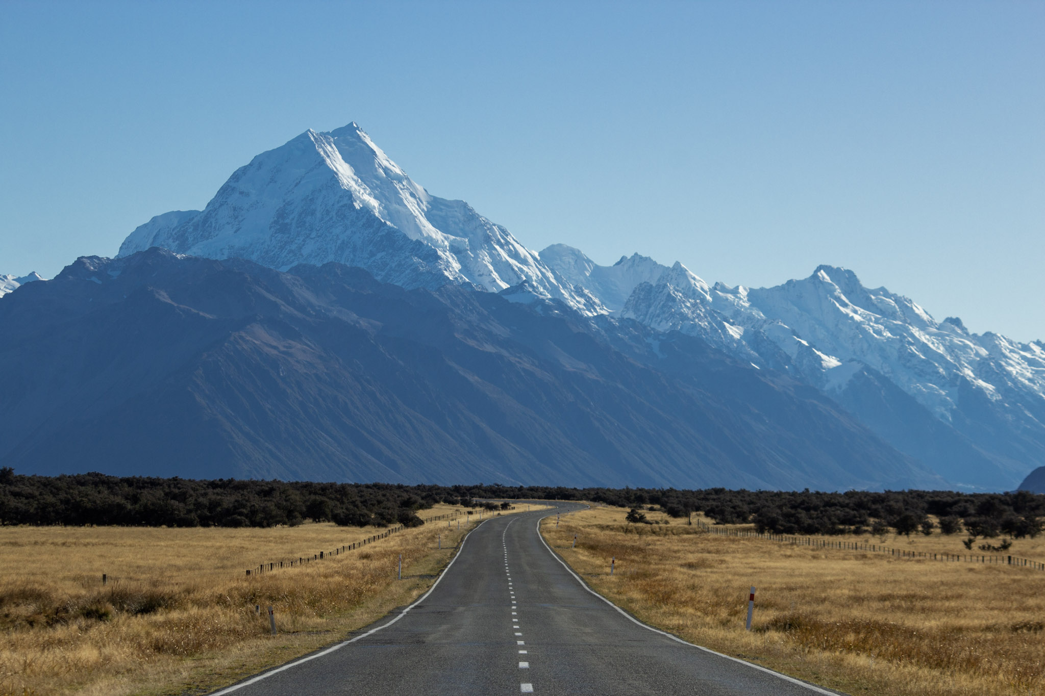 Route dans la Hooker Valley