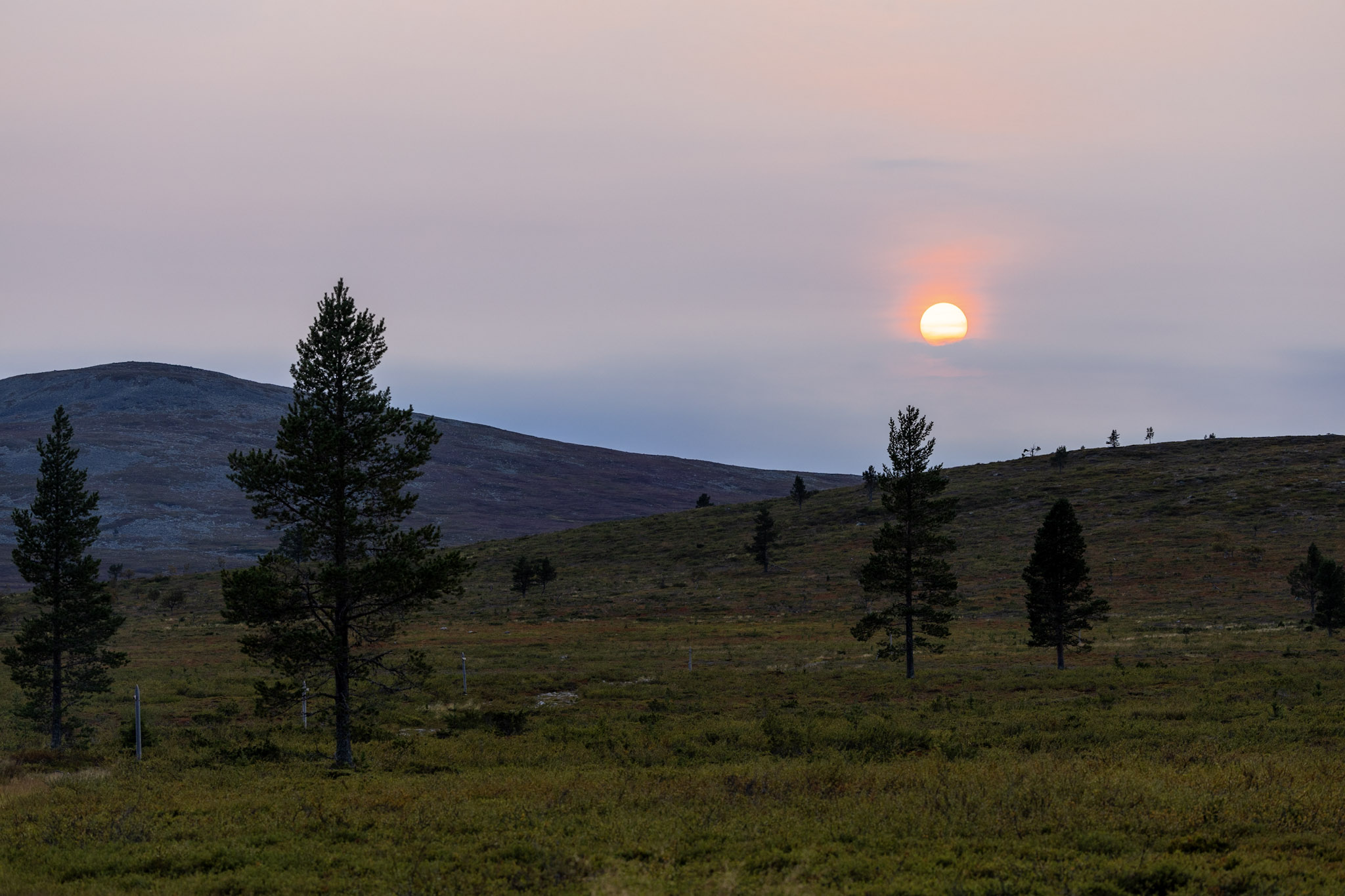 Paysage laponie Finlande