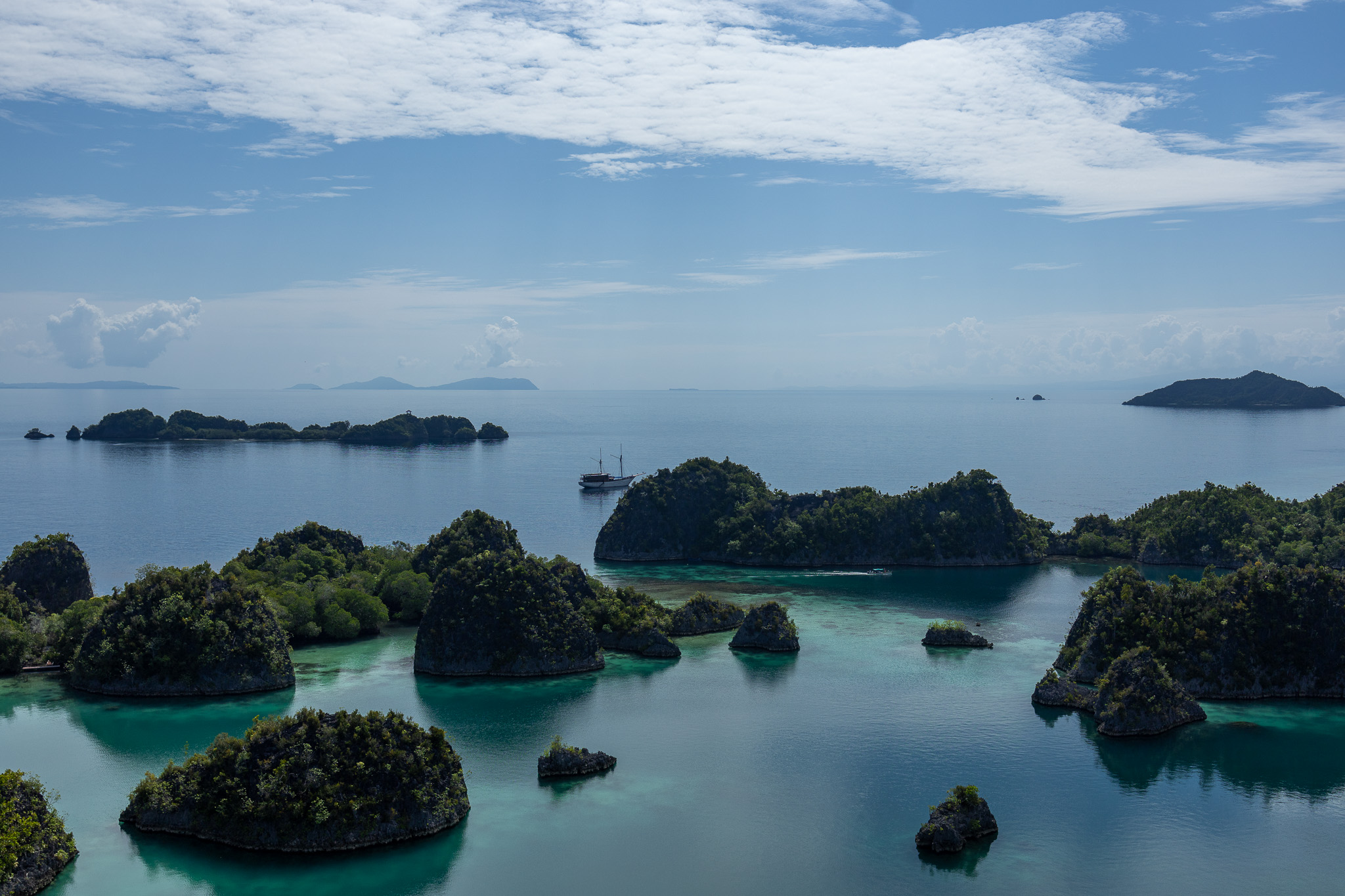 Point de vue Piaynemo à Raja Ampat