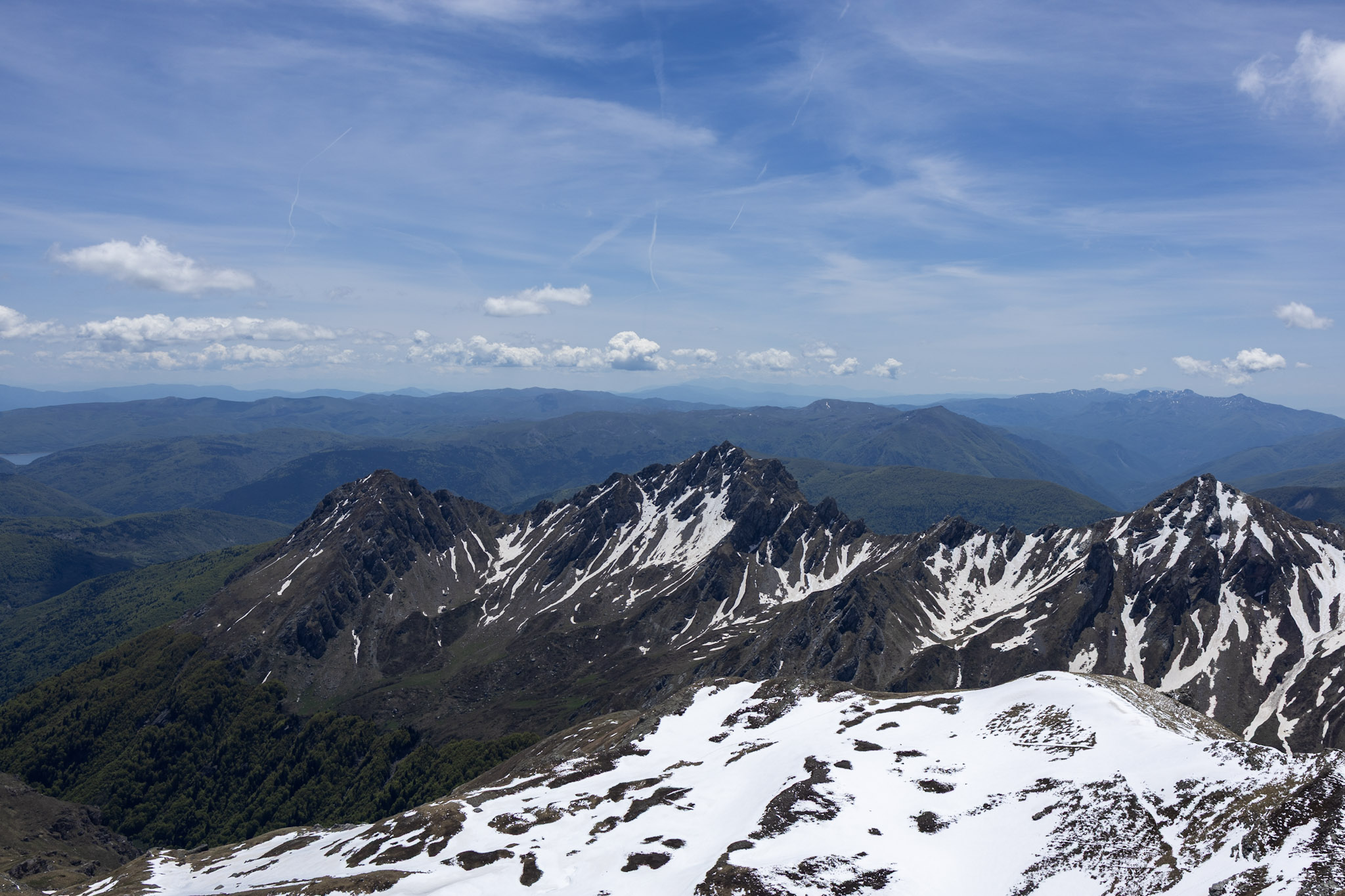 Vue sur les montagnes au Mont Korab