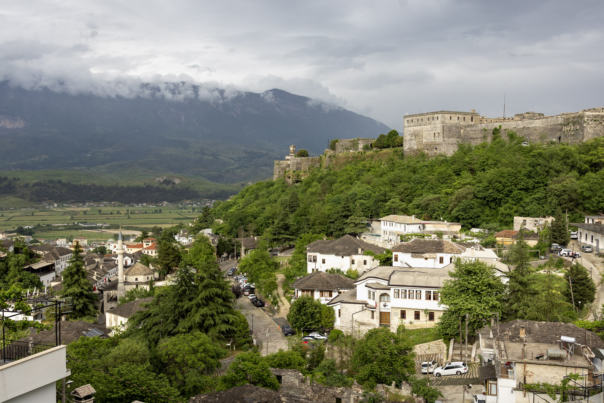 Vue sur Gjirokastër
