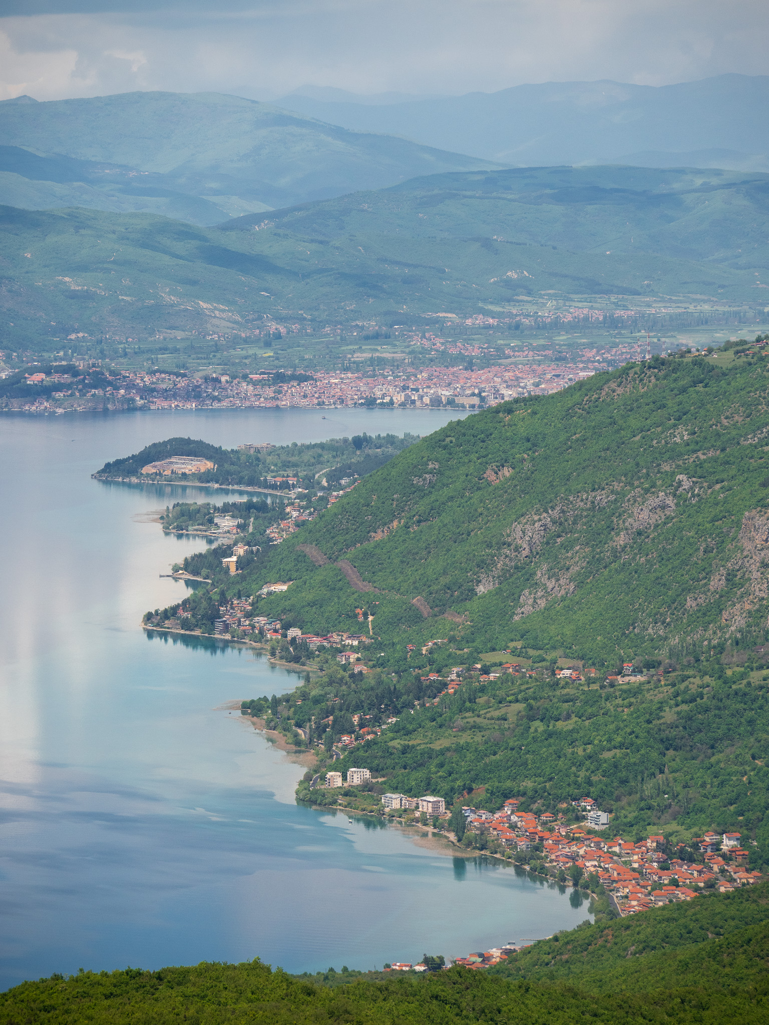 Vue sur le Lac d'Ohrid