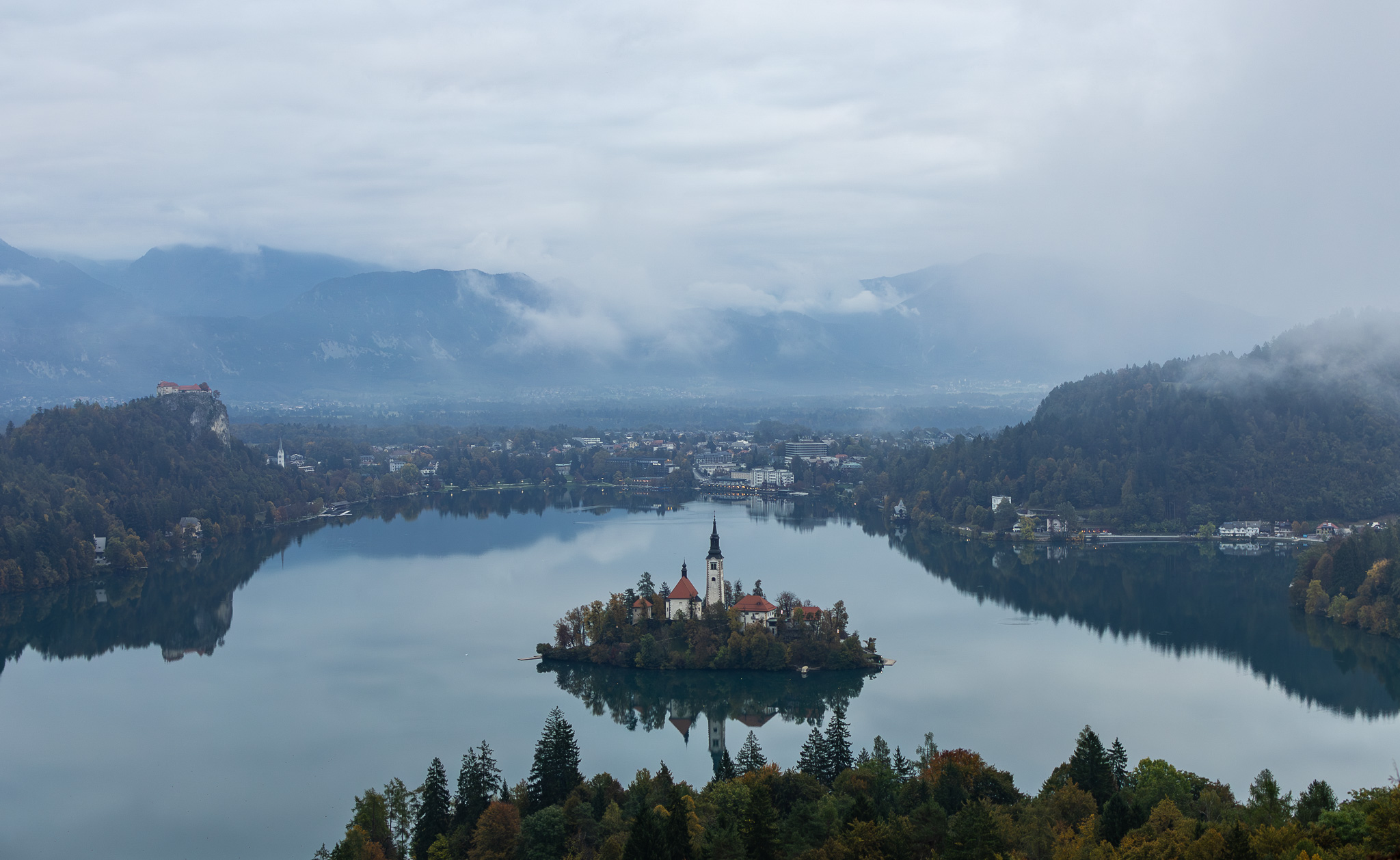 Lac de Bled en Slovénie