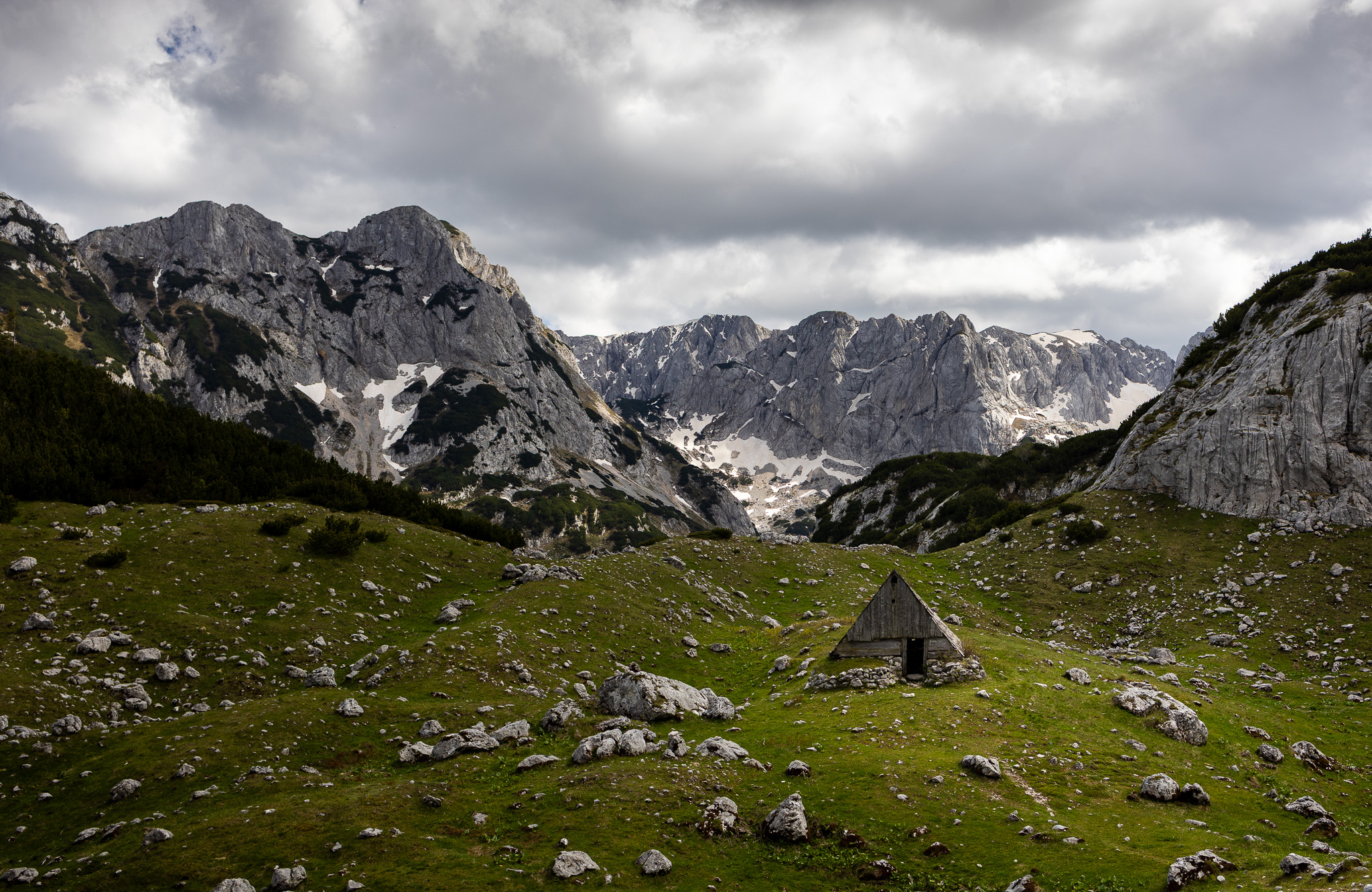 Paysage calcaire dans le Durmitor