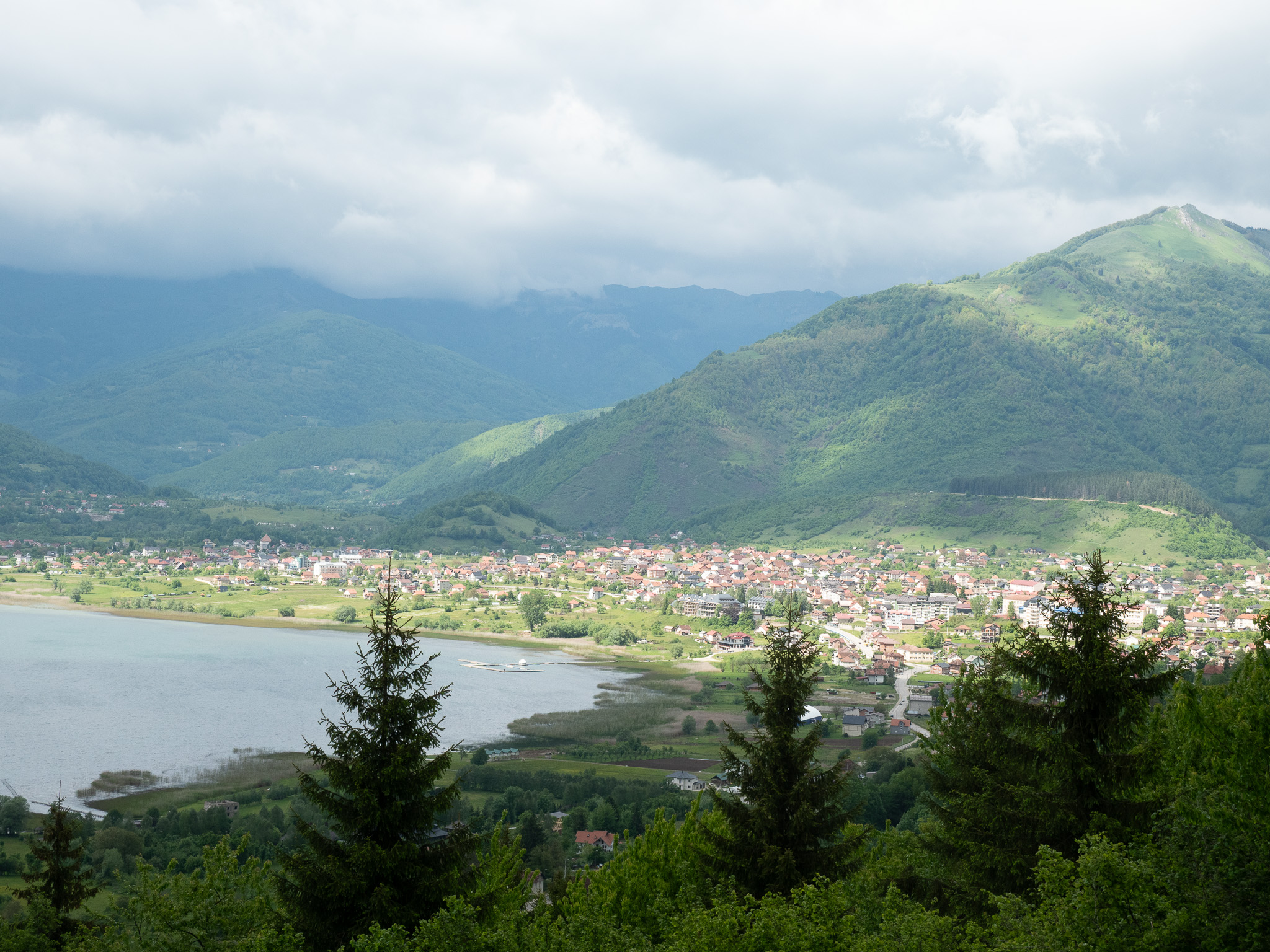 Vue lac de Plav
