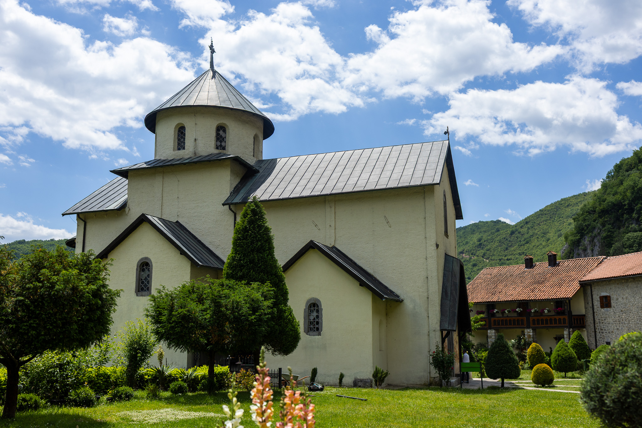 Église du monastère de Morača, sur la route entre Podgorica et Kolašin